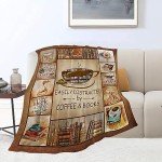 Cozy Fleece Blanket for Book Lovers and Readers