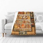 Cozy Plush Blanket for Book Lovers