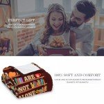 Motivational Fuzzy Throw Blanket for Couples