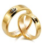 His and Her King and Queen Promise Rings