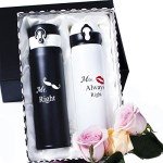 Personalized Matching Stainless Steel Flask Set