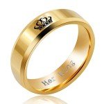 His and Her King and Queen Promise Rings