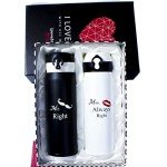 Personalized Matching Stainless Steel Flask Set