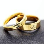 His and Her King and Queen Promise Rings