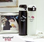 Personalized Matching Stainless Steel Flask Set