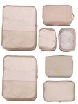 7-Piece Travel Packing Cubes Set for Couples