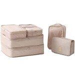 7-Piece Travel Packing Cubes Set for Couples