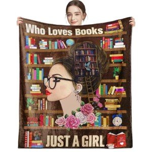 Cozy Blanket for Book Lovers - Perfect Gift