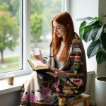 Cozy Blanket for Book Lovers - Perfect Gift