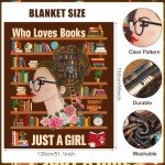 Cozy Blanket for Book Lovers - Perfect Gift