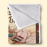 DOPTIKA The Warmth Of A Blanket Enhances Every Story, Personalized Reading Blanket for Book Lovers, Valentines Day Gifts for Her, Girlfriend, Book Club Gifts, Reading Gifts, Book Lover Gifts for Women