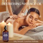 3 Pack Massage Oil for Massage Therapy, Sore Muscle Arnica Oil & Lavender Oil Massage Oil for Date Night, Spa Gift Set, Mothers Day Gifts, Small Gifts for Him Her