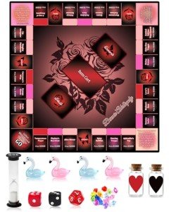 Besunie Adultopoly Board Game, Couple Game Adultopoly Board Game, Couples Gifts for Him and Her, Date Night Gifts