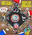 DRINK-A-PALOOZA Drinking Games for Adults - Competitive Board Game for Parties, 21st Birthdays, and Game Nights; Features Drinking Card Games, Beer Pong, and Couples Games – The Perfect Novelty Gift