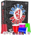 DRINK-A-PALOOZA Drinking Games for Adults - Competitive Board Game for Parties, 21st Birthdays, and Game Nights; Features Drinking Card Games, Beer Pong, and Couples Games – The Perfect Novelty Gift
