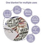 VHIKMLY Book Lovers Gifts Blanket, Gifts for Reader, Reading Literary Blanket 60"x50", Book Club Bookish Throw for Women