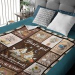Homiehug Just a Girl Who Loves Books Reading Custom Blanket Funny Throw Fleece Soft Lightweight Warm Cozy Plush for Bedding Couch Practical Gift Universal for Size 60''×80''for Adult