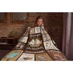 Homiehug Just a Girl Who Loves Books Reading Custom Blanket Funny Throw Fleece Soft Lightweight Warm Cozy Plush for Bedding Couch Practical Gift Universal for Size 60''×80''for Adult