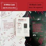 QUEKA KANBAI Drunk Couples - Couples Drinking Game to Spice it Up for Date Night, 100 Fun & Spicy Cards for Couples Party, Gift, Ignite Sparks - Couple Games