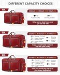 Gonex 60L Packable Duffle Bag for Travel