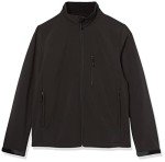 Men's Black Water-Resistant Softshell Jacket