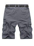Men's Lightweight Water-Resistant Hiking Shorts - Grey