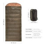 TETON Celsius 0° Sleeping Bag with Compression Sack