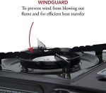 Portable Butane Camping Stove with Case - Easy Ignition