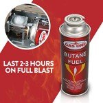 12-Pack Butane Fuel Canisters for Camping Stoves