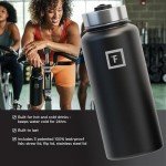 32 oz Stainless Steel Hydration Flask - Midnight Black