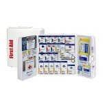 50-Person OSHA Compliant First Aid Kit in Cabinet
