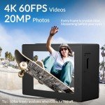 Icefox 4K Action Camera - Waterproof & App Ready