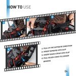 Lightweight 21" Snowshoes Set with Trekking Poles