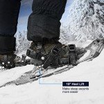 Odoland 4-in-1 Snowshoes with Poles and Gaiters