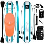 Roc Inflatable Paddle Board with Accessories - Aqua