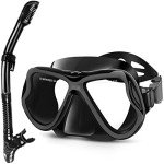 Greatever Dry Snorkel Set with Panoramic Mask