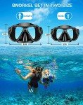 Greatever Dry Snorkel Set with Panoramic Mask
