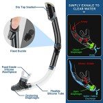 ZEEPORTE Adult Snorkel Set with Travel Bag