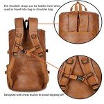 Versatile Vegan Leather Weekender Duffel Backpack