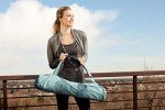 Embroidered Yoga Mat Carrier, Niagara Color