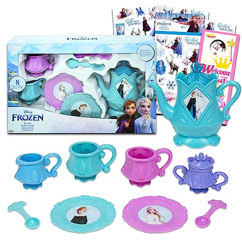 Disney Frozen Tea Party Set - 8 Piece Bundle