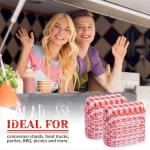 ZORRITA 300 Pcs Paper Hot Dog Trays, 6 Inch Small Hot Dog Boats Disposable Hot Dog Holders for Concession Stand, Party, Food Truck (Red)