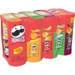 Pringles Potato Crisps Chips, Lunch Snacks, Office and Kids Snacks, Grab N' Go, Variety Pack (16 Cans)