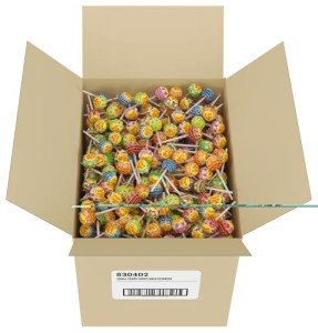 Chupa Chups Classic Bulk Lollipop Assortment, 7 Flavors, Individually Wrapped Candy for Kids (1000 Suckers)