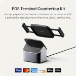 Shopify POS Terminal Countertop Kit for USB-C Tablets - Payment Terminal/Card Reader & Tablet Stand | Powered by Shopify POS
