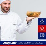 JOLLY CHEF 2lb Paper Food Trays, 100 Pack Disposable Paper Boat, Kraft Serving Boats, Food Holder Trays for Snacks French Fries Nachos Hot Dog Tacos BBQ Party