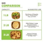 ZORRITA 3 Lb Paper Food Trays - 50 Pack Disposable Nacho Trays, Kraft Paper Food Boats Taco Holders Party Serving Baskets for Hot Dogs Snacks Tacos Fries