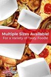 Heavy Duty, Greaseproof .5 Lb Paper Food Trays 200 Pk. Recyclable, Coated Mini Paperboard Baskets. Ideal Tray for Festival, Carnival and Concession Stand Treats Like Fries, Ice Cream and Onion Rings