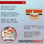 Food Truck Decals Order Here Pick up Concession Restaurant Die-Cut Vinyl Sticker K14 Business Sign 10 in on Longest Side