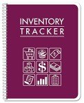 BookFactory Inventory Log Book/Small Business Inventory Tracker/Tracking Register - Wire-O, 100 Pages, 8.5" x 11" (BUS-100-7CW-PP-(InventoryTracker)-BX)